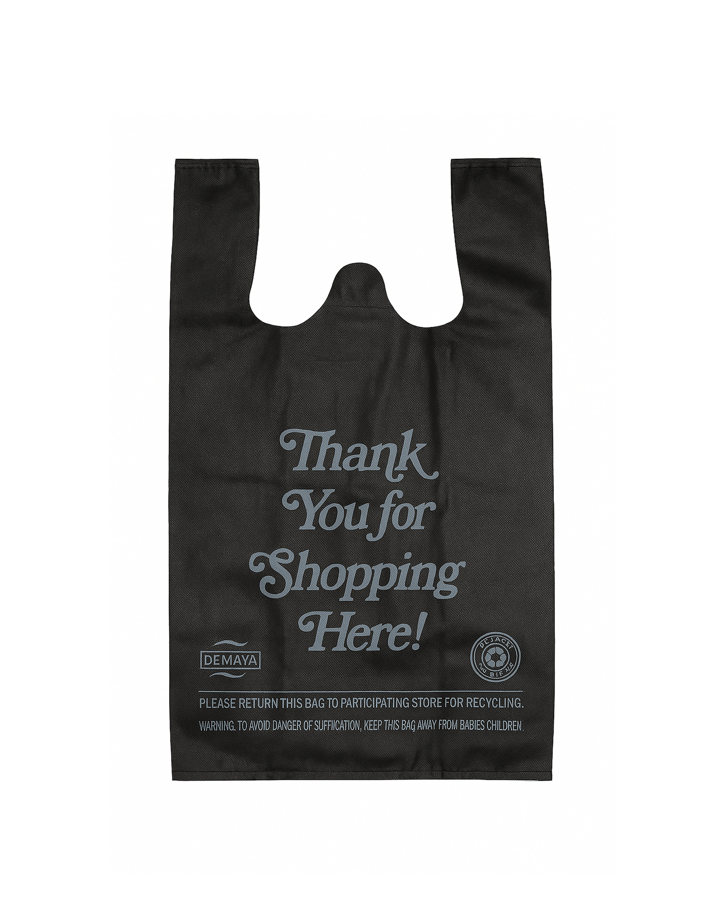 REUSABLE T SHIRT BAGS 8X4X16 1/10 300 CT