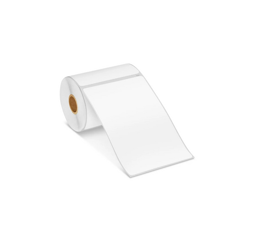 Plain Thermal Shipping Labels – 4" x 6", 250 Labels/Roll, 10 Rolls (2,500 Labels) – Compatible with Amazon, UPS, USPS, FedEx