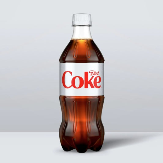 Coca-Cola Diet Soda 20oz Bottles (Pack of 24) | Classic Refreshing Diet Cola Soft Drink