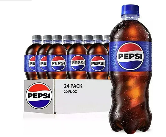 Pepsi Original Soda 20 oz Bottles (Pack of 24) – Classic Cola Soft Drink
