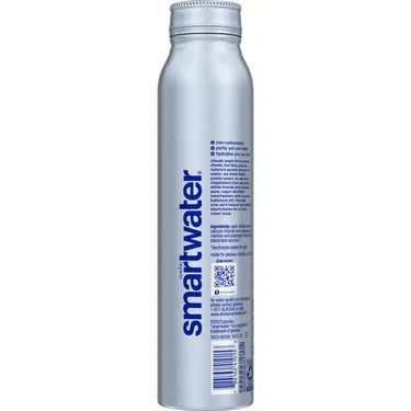 Glaceau Smartwater, Vapor Distilled Premium Water, 18 fl oz Bottles (Pack of 12) | Electrolytes for Taste | Pure & Crisp Hydration