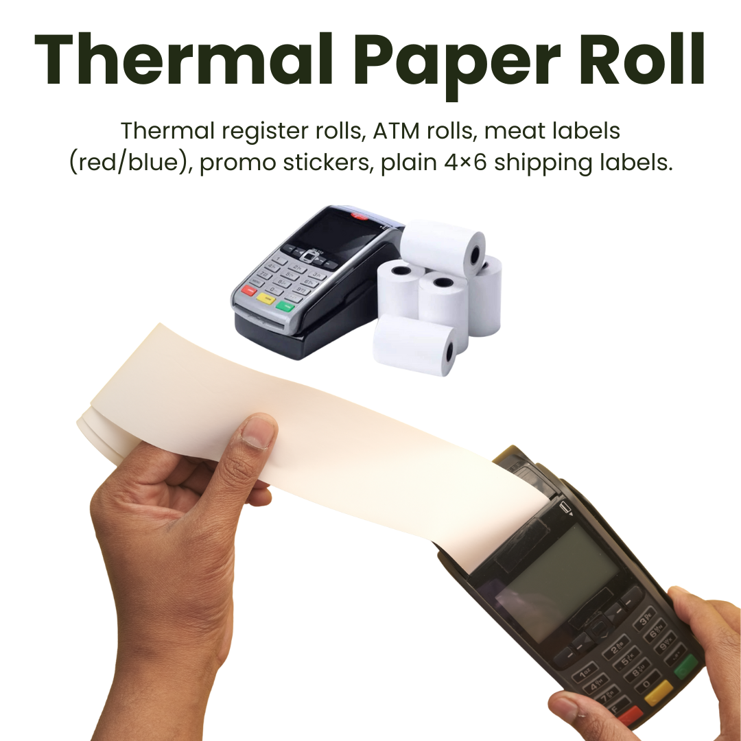 Receipt & Adding Machine Paper Rolls